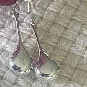 Sterling Silver Teardrop Earrings